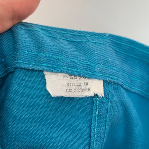 Diane Von Furstenburg Vintage Blue High Waisted Pants Jeans - Picture 6 of 10